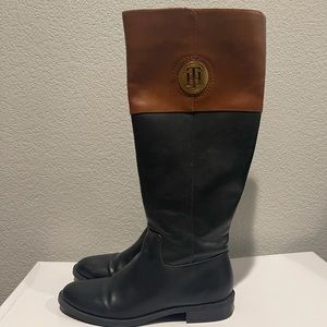 Tommy Hilfiger wide calf riding boots